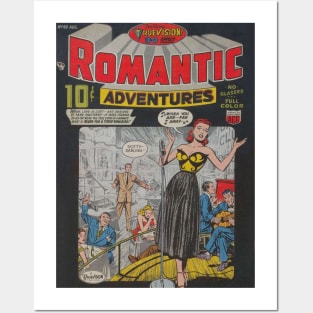 Vintage "Romantic Adventures" Cover Posters and Art